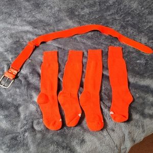 Softball socks & belt